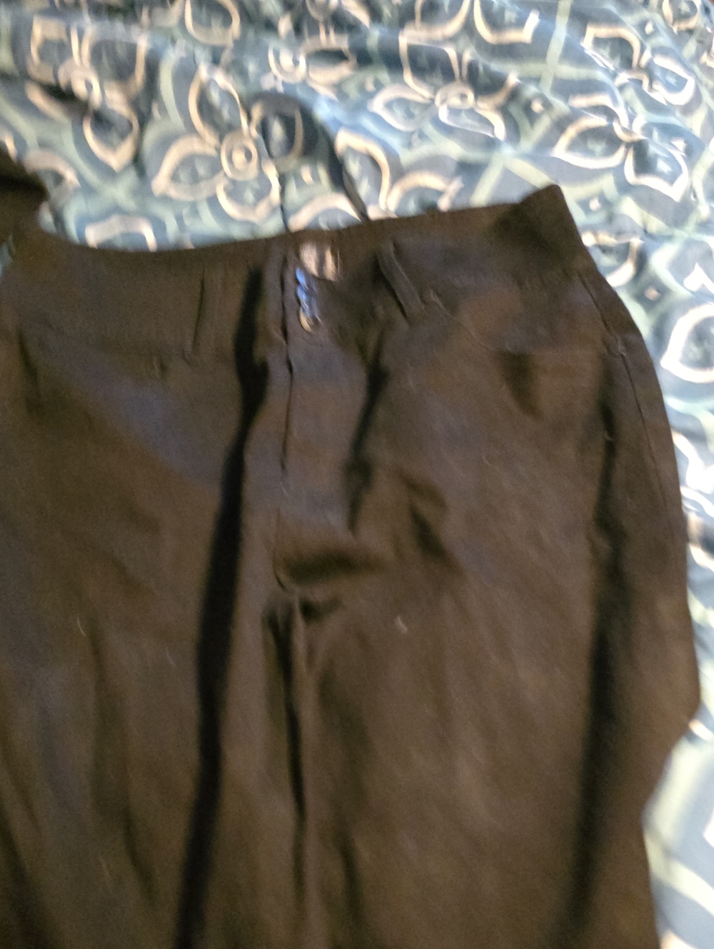 Black High-Waist Pencil Skirt